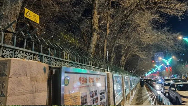 重點學校烏魯木齊68中周界安防，還得看廣拓！